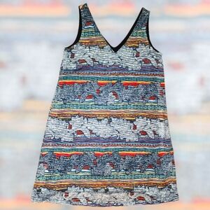 Ronni Nicole Multicolor Sleeveless Shift Dress – Size 10